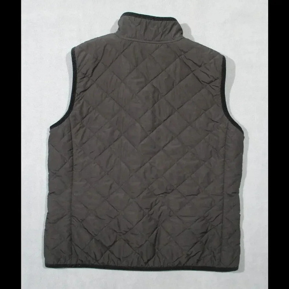 Women's Lauren Ralph Lauren Sport Quilted Hunting Corduroy Black Vest Jacket L - Picture 5 of 5